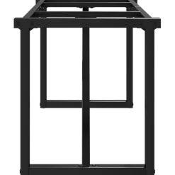 vidaXL Accesorios Para Mesas-Patas de mesa de centro estructura O acero 140x30x43 cm