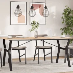 vidaXL Patas de mesa de comedor estructura Y acero 160x80x73 cm Hot