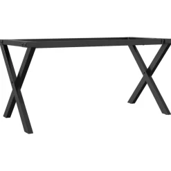 vidaXL Patas de mesa de centro estructura X acero 70x30x43 cm Online