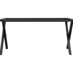 vidaXL Patas de mesa de centro estructura X acero 70x30x43 cm Online