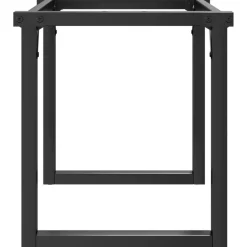 vidaXL Accesorios Para Mesas-Patas de mesa de centro estructura O acero 80x40x43 cm