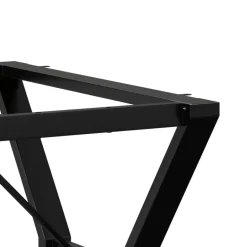 vidaXL Accesorios Para Mesas-Patas de mesa de comedor estructura Y acero 70x70x73 cm