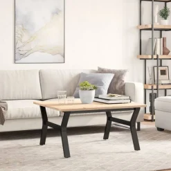 vidaXL Patas de mesa de centro estructura Y acero 80x70x43 cm Discount
