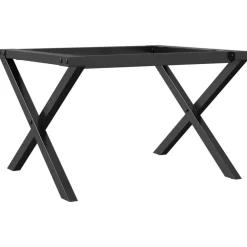 vidaXL Accesorios Para Mesas-Patas de mesa de centro estructura X acero 60x40x38 cm