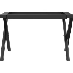vidaXL Accesorios Para Mesas-Patas de mesa de centro estructura X acero 60x40x38 cm