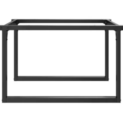 vidaXL Patas de mesa de centro estructura O acero 70x60x43 cm