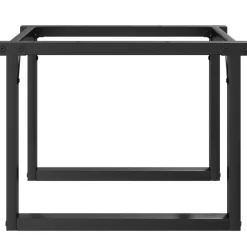 vidaXL Accesorios Para Mesas-Patas de mesa de centro estructura O acero 50x40x38 cm