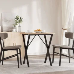 vidaXL Patas de mesa de comedor estructura X acero 60x40x73 cm Hot