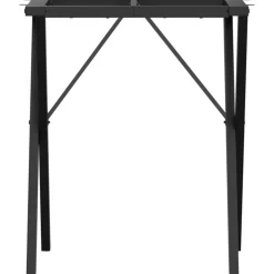 vidaXL Patas de mesa de comedor estructura X acero 60x40x73 cm Hot