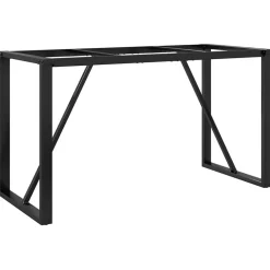 vidaXL Patas de mesa de comedor estructura O acero 120x60x73 cm New