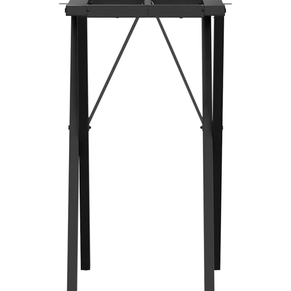 vidaXL Accesorios Para Mesas-Patas de mesa de comedor estructura X acero 40x40x73 cm