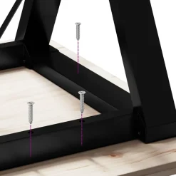 vidaXL Patas de mesa de comedor estructura Y acero 140x60x73 cm Best