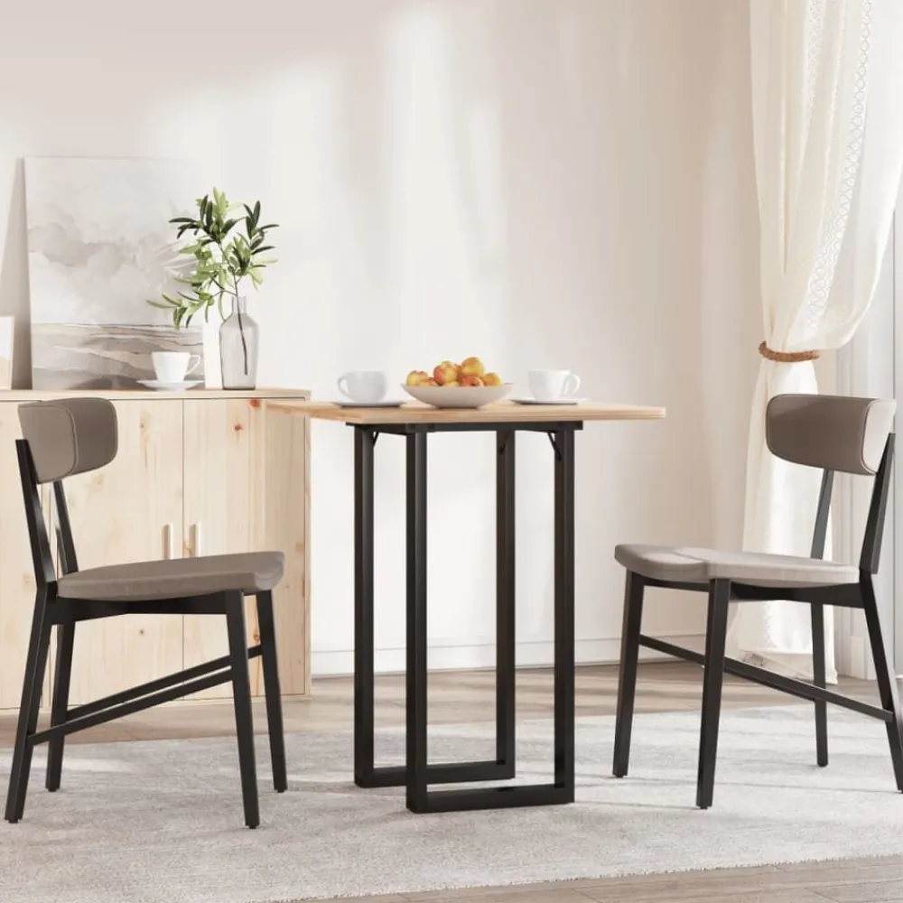 vidaXL Accesorios Para Mesas-Patas de mesa de comedor estructura O acero 40x40x73 cm