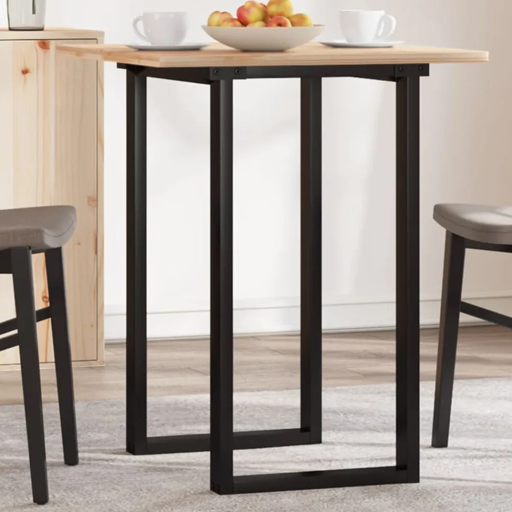 vidaXL Accesorios Para Mesas-Patas de mesa de comedor estructura O acero 40x40x73 cm
