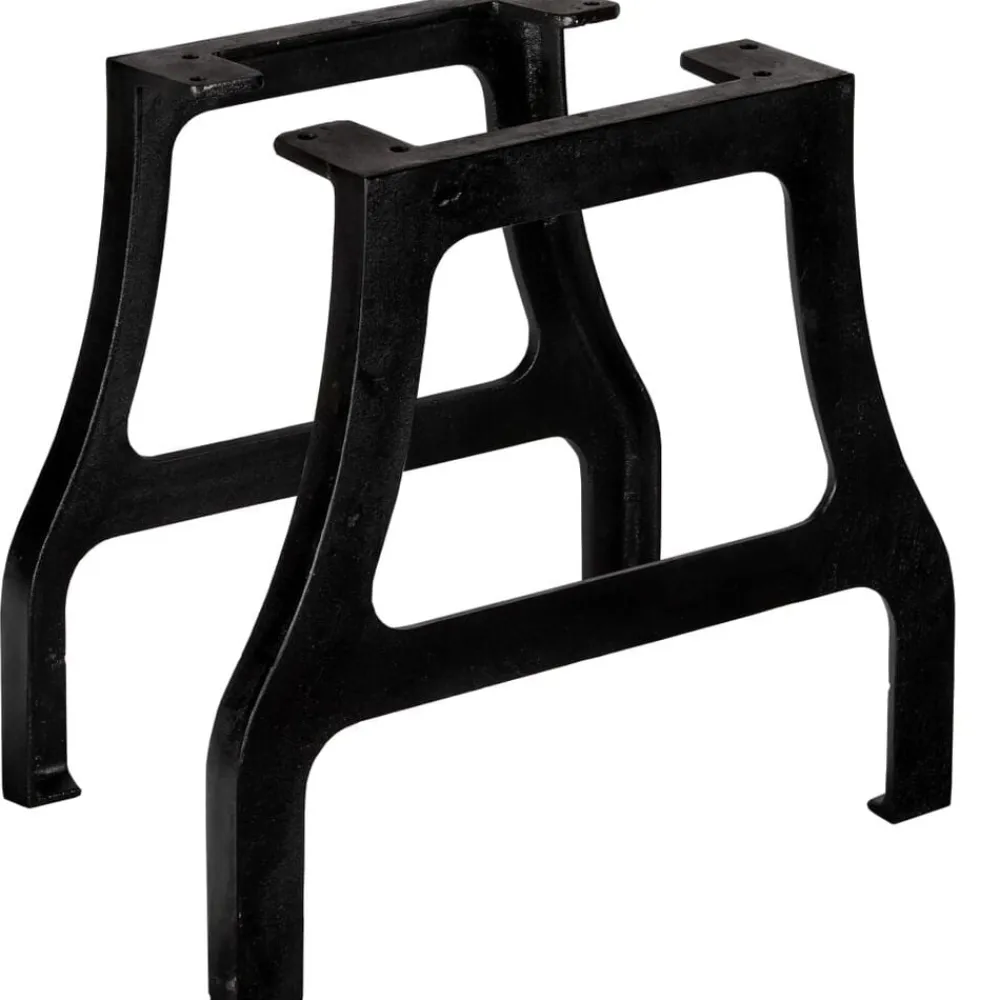 vidaXL Accesorios Para Mesas-Patas de mesa de comedor en A hierro fundido 2 unidades