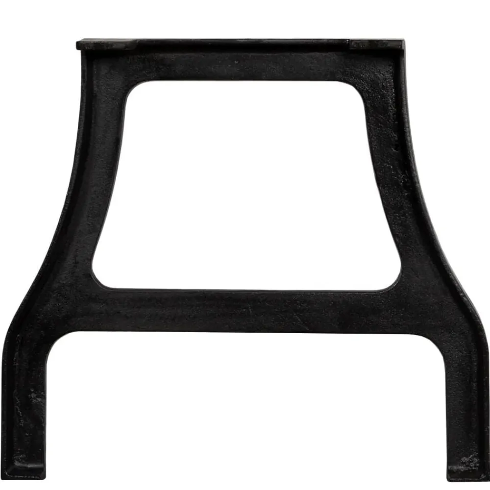 vidaXL Accesorios Para Mesas-Patas de mesa de comedor en A hierro fundido 2 unidades