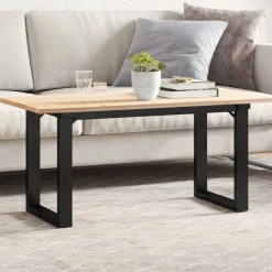 vidaXL Patas de mesa de centro estructura O acero 90x30x43 cm Discount