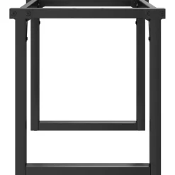 vidaXL Patas de mesa de centro estructura O acero 90x30x43 cm Discount