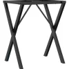 vidaXL Patas de mesa de comedor estructura X acero 60x50x73 cm Best