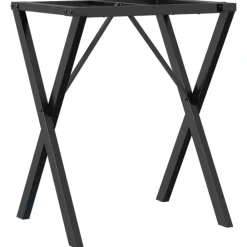 vidaXL Patas de mesa de comedor estructura X acero 60x50x73 cm Best