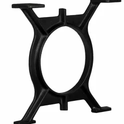 vidaXL Patas de mesa de comedor en O hierro fundido 2 unidades New