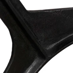 vidaXL Patas de mesa de comedor en O hierro fundido 2 unidades New