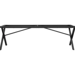 vidaXL Patas de mesa de centro estructura X acero 140x30x43 cm Outlet