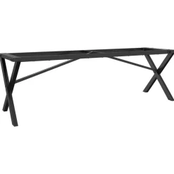 vidaXL Patas de mesa de centro estructura X acero 140x30x43 cm Outlet