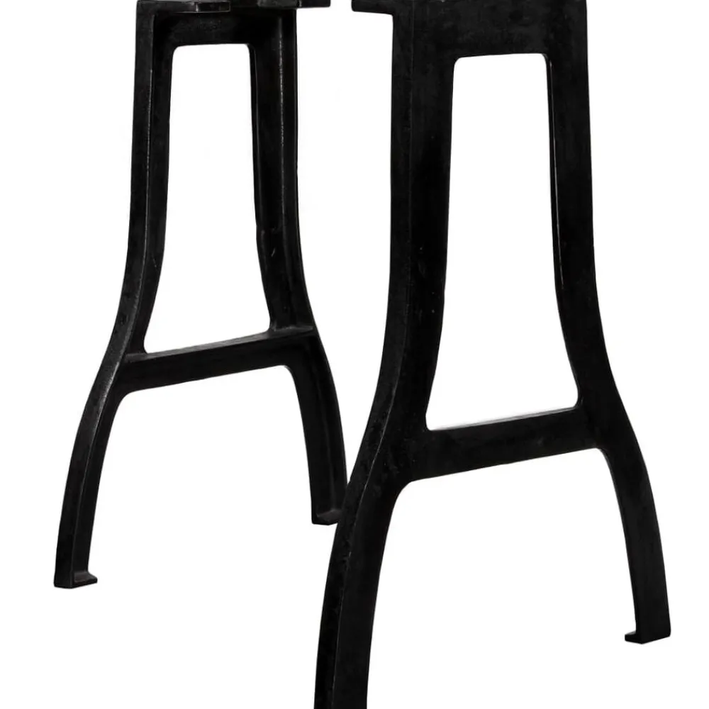 vidaXL Patas de mesa de comedor en A hierro fundido 2 unidades