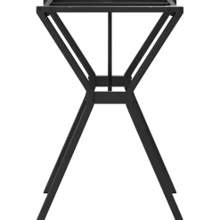 vidaXL Accesorios Para Mesas-Patas de mesa de comedor estructura Y acero 60x50x73 cm