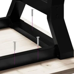 vidaXL Patas de mesa de centro estructura Y acero 70x60x43 cm Hot
