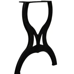vidaXL Patas de mesa de comedor 2 uds estructura X hierro fundido New
