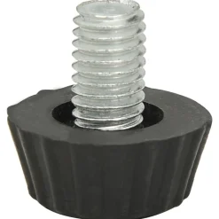 vidaXL Patas de mueble regulables M8 18 unidades negro