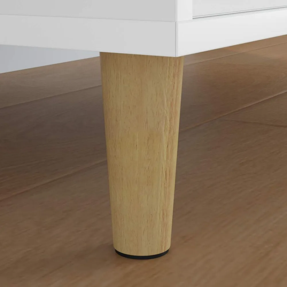 vidaXL Patas de Muebles 2 pcs Marrón Ø 44 x 100 mm Best