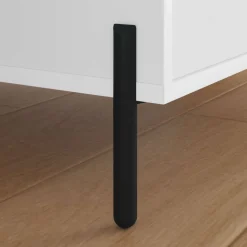 vidaXL Patas de Muebles 2 pcs Negro 66 x 36 x 160 mm Hierro Online