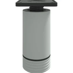 vidaXL Patas de Muebles Ajustable 2 pcs 64 x 64 x 100 mm PP Discount