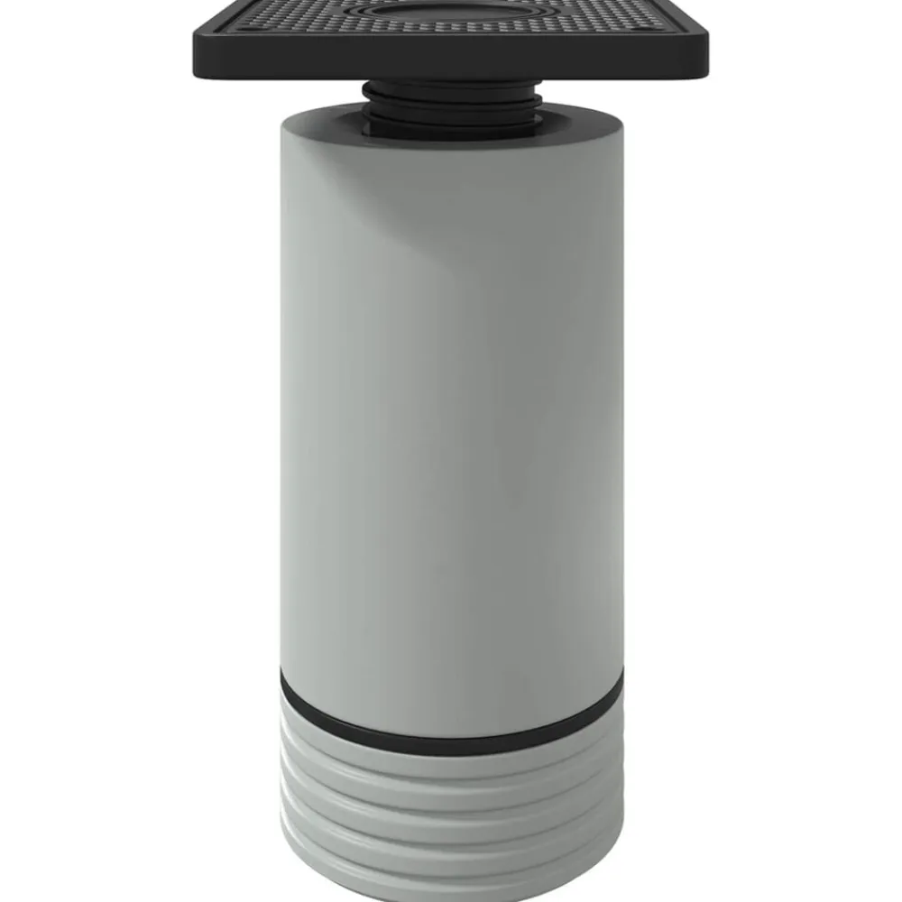 vidaXL Patas de Muebles Ajustable 2 pcs 64 x 64 x 100 mm PP Discount