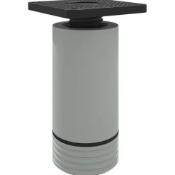 vidaXL Patas de Muebles Ajustable 2 pcs 64 x 64 x 100 mm PP Discount