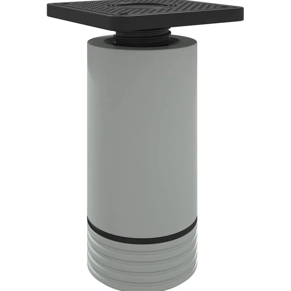 vidaXL Patas de Muebles Ajustable 2 pcs 64 x 64 x 100 mm PP Discount