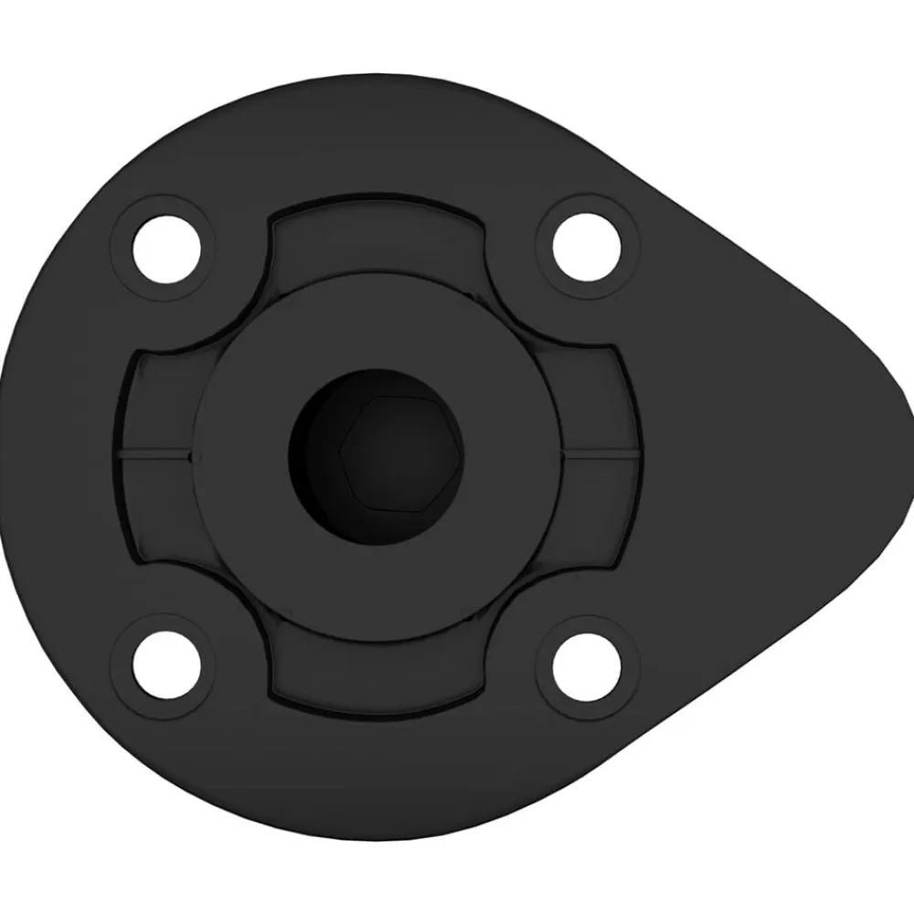 vidaXL Accesorios De Bricolaje-Patas de Muebles Ajustable 2 pcs Negro 46 x 46 x 128 mm PP