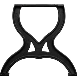 vidaXL Patas mesa de centro en hierro fundido 2 unidades forma X Clearance