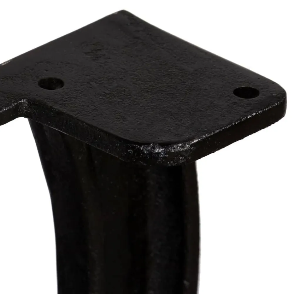 vidaXL Patas mesa de centro en hierro fundido 2 unidades forma X Clearance
