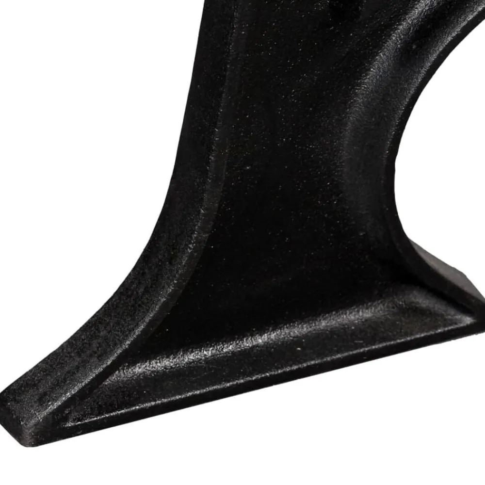 vidaXL Accesorios Para Mesas-Patas mesa de comedor en A hierro fundido base arqueada 2 uds