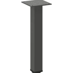 vidaXL Accesorios Para Mesas-Patas para mesa de centro (4 unidades), , 30-32 cm, acero
