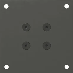 vidaXL Accesorios Para Mesas-Patas para mesa de centro (4 unidades), , 30-32 cm, acero