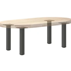 vidaXL Accesorios Para Mesas-Patas para mesa de centro (4 unidades), , 30-32 cm, acero
