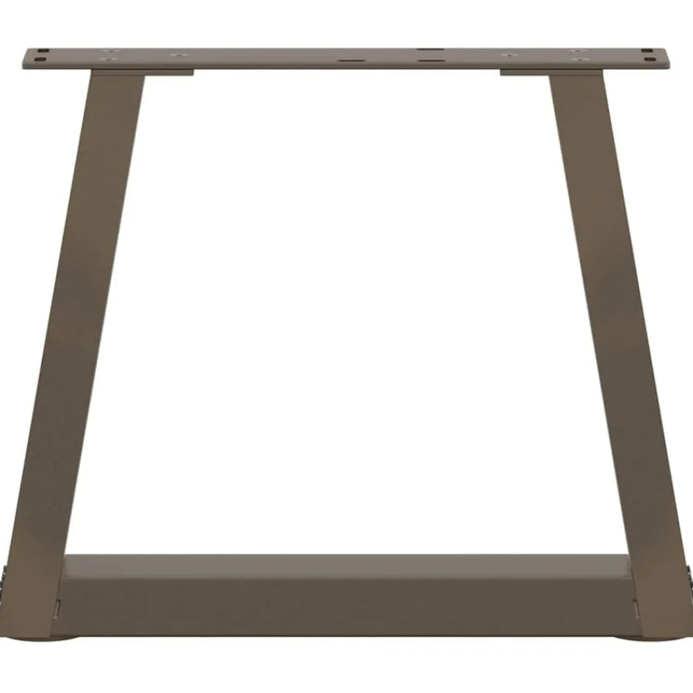 vidaXL Accesorios Para Mesas-Patas para mesa de centro en forma de V (2 unidades, acero , 30 x 30-31,3 cm)