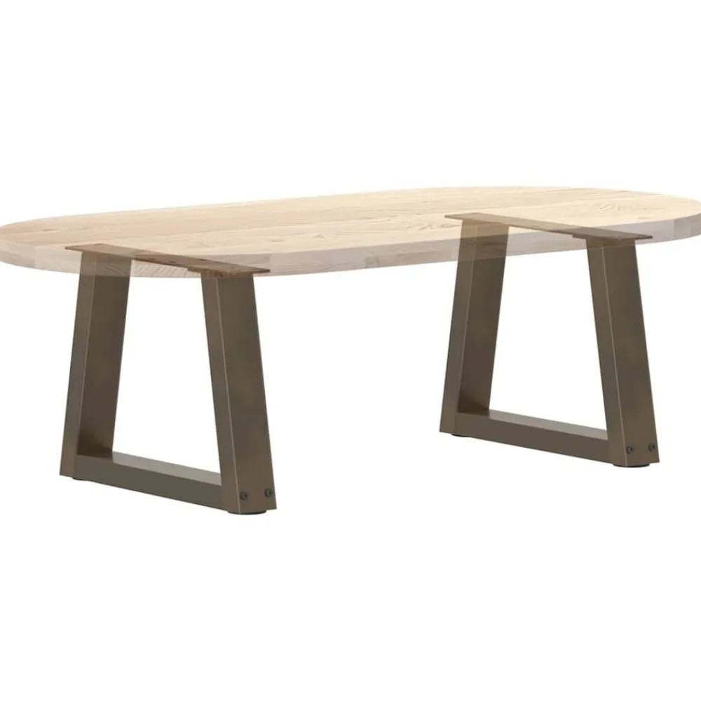 vidaXL Accesorios Para Mesas-Patas para mesa de centro en forma de V (2 unidades, acero , 30 x 30-31,3 cm)
