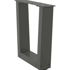 vidaXL Patas para mesa de centro en forma de V (2 unidades), , 30 x (30-31,3) cm, acero Antracita Best