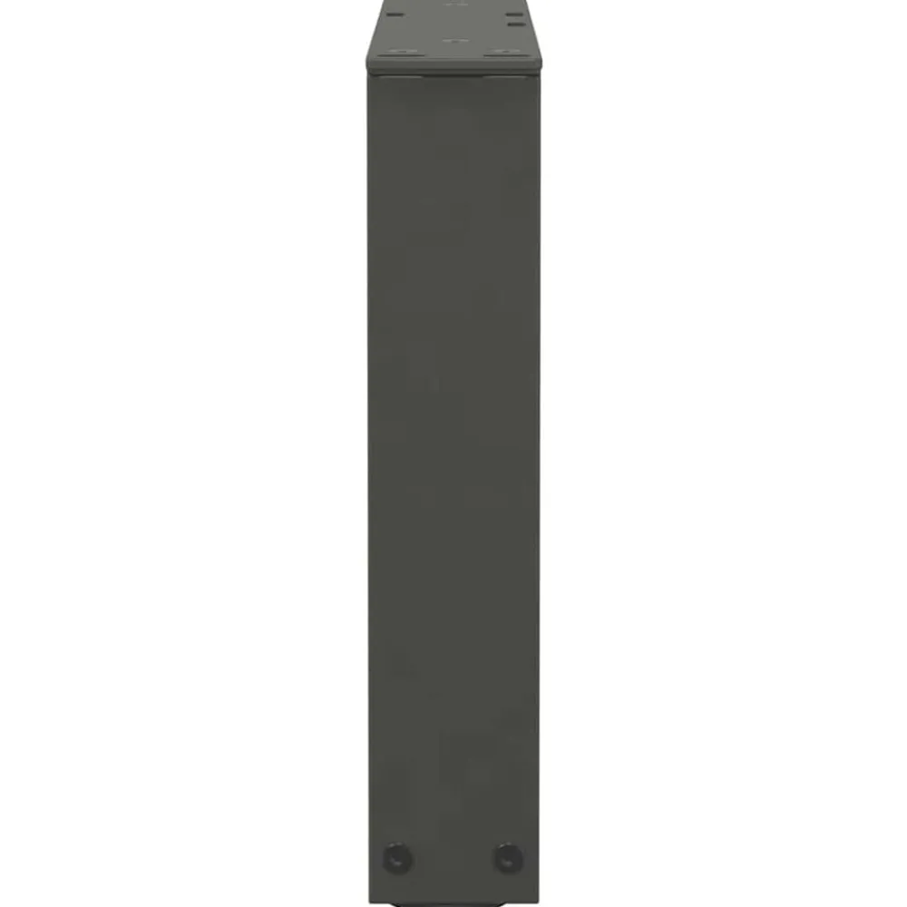 vidaXL Patas para mesa de centro en forma de V (2 unidades), , 30 x (30-31,3) cm, acero Antracita Best